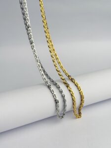 3mm The Monarch Link Chain 24 Inch Necklace