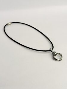 The Eternity Engraved O-Ring Pendant
