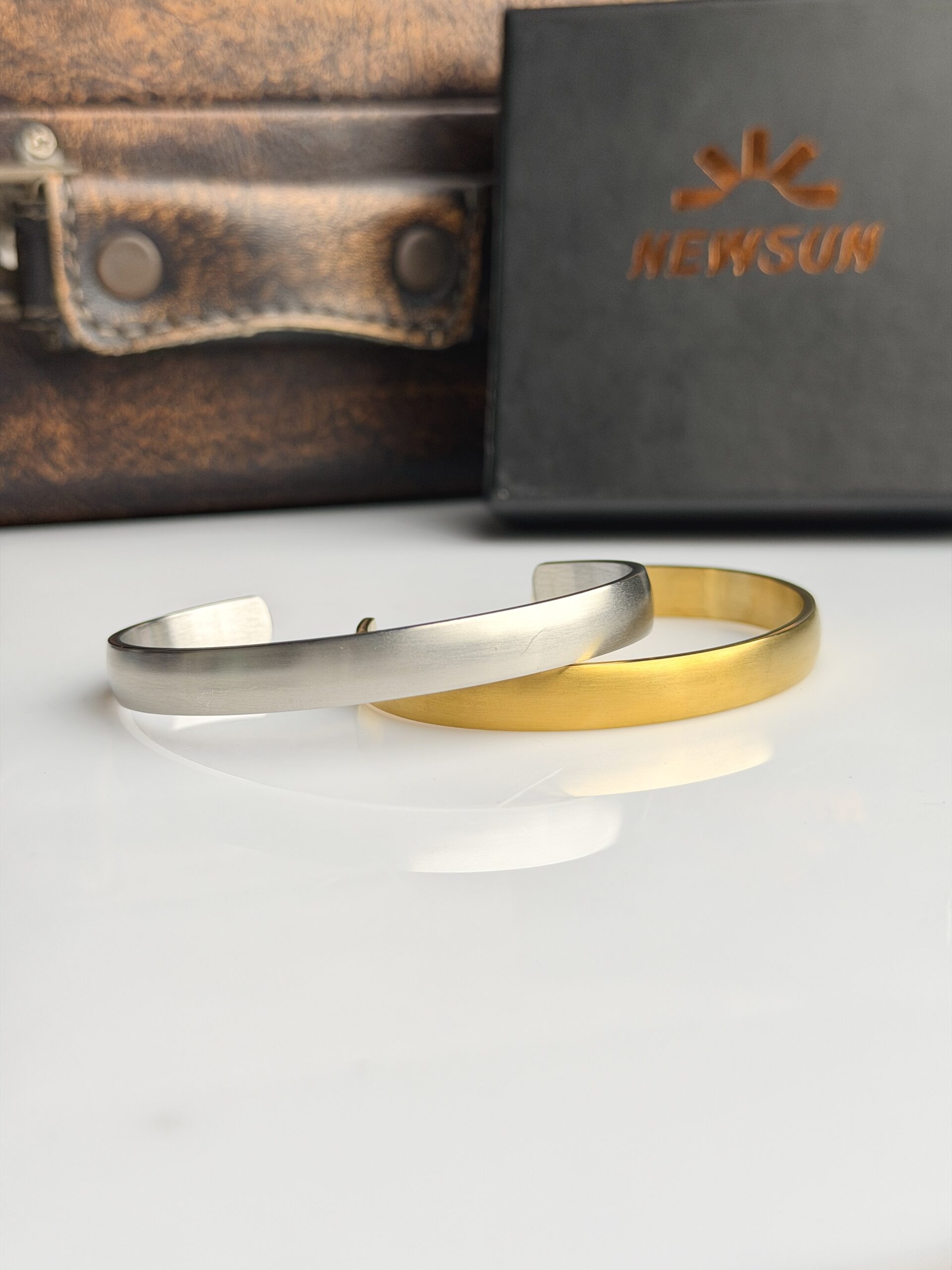 IMG_1461 Horizon Matt Free Size Cuff Bangle - Image 1