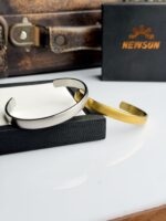 Horizon Matt Free Size Cuff Bangle - Image 2