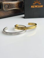 Triple-Line Linear Bangle - Image 2