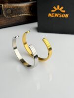 Triple-Line Linear Bangle - Image 5
