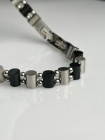 1 Men's Two-Tone Cylindrical NewSun Bracelet - Image 2