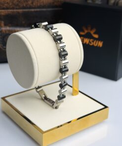 1 Men's Two-Tone Cylindrical NewSun Bracelet