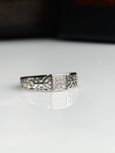 1 Aero Titanium Signet Ring