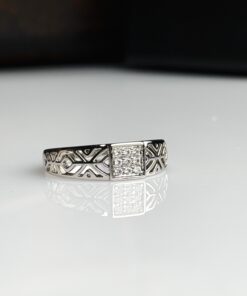 1 Aero Titanium Signet Ring