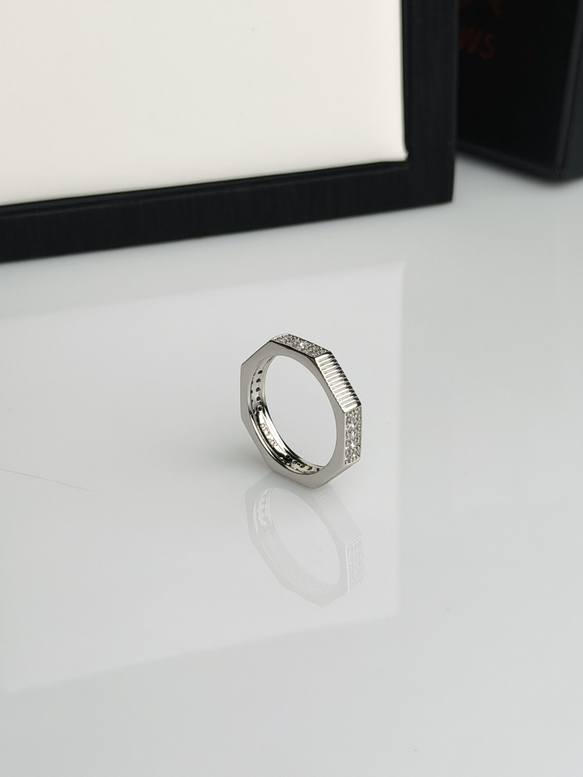 IMG_3040 1 Titanium Linear Ring - Image 1