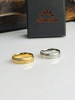 Aero Brushed Band Ring - Image 4