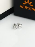 Cosmo Emblem Studs Earrings  (1 Pair) - Image 2