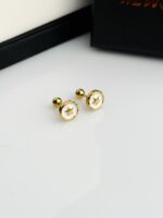 Cosmo Emblem Studs Earrings  (1 Pair) - Image 3