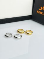 Titan Classic Hoops Earrings (1 Pair) - Image 2