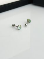 1 Cyber Aqua Studs  (1 Pair) - Image 2
