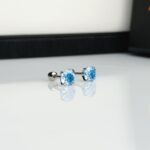 1 Helix Crystal Studs    (1 Pair)