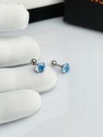 1 Helix Crystal Studs    (1 Pair) - Image 4