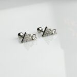 Cyber Pyramid Studs  (1 Pair)