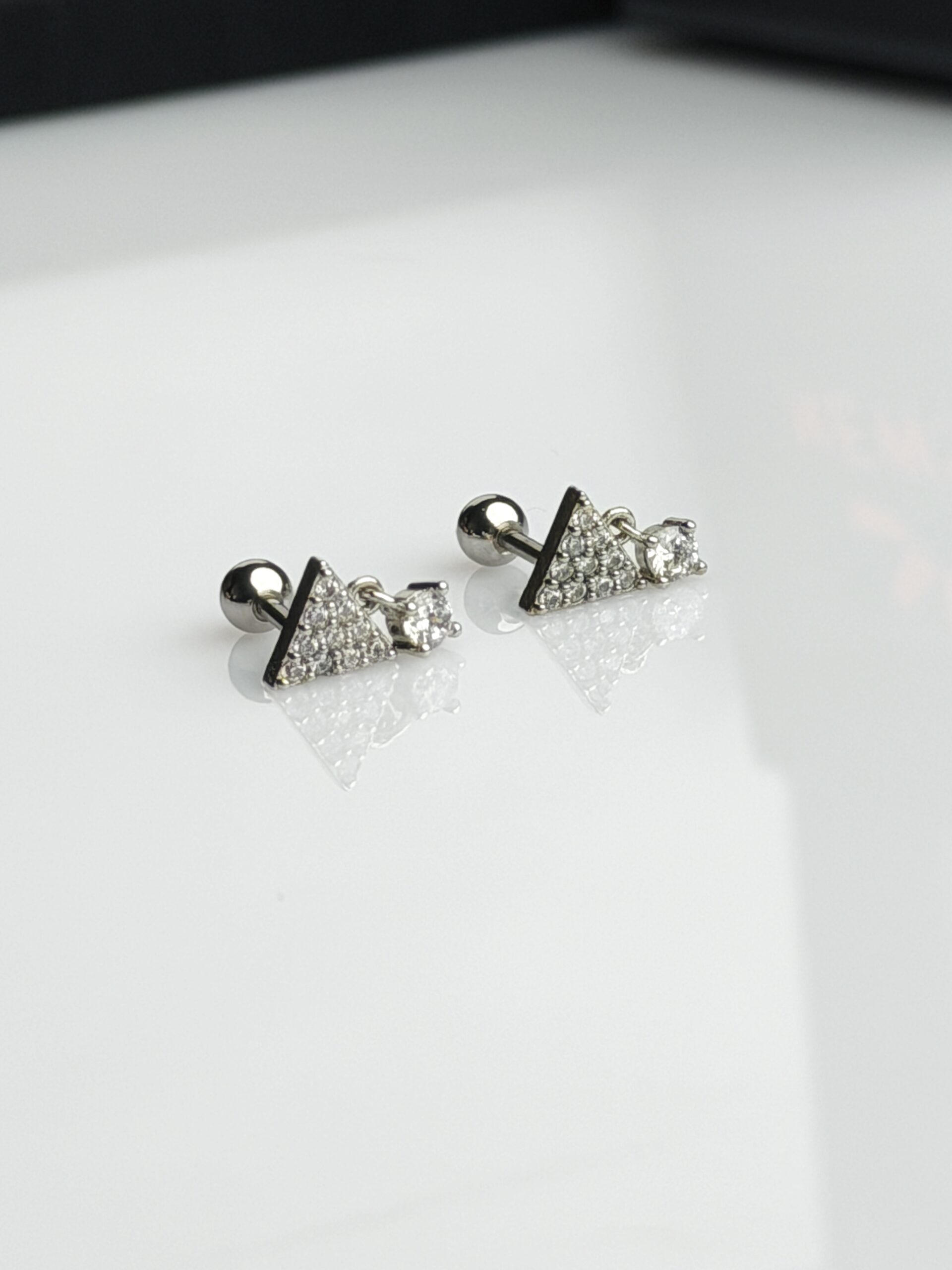 IMG_3304 Cyber Pyramid Studs (1 Pair) - Image 1