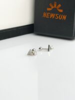 Cyber Pyramid Studs  (1 Pair) - Image 3