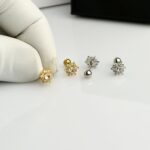 1 Titan Blaze Studs  ( 1 Pair)