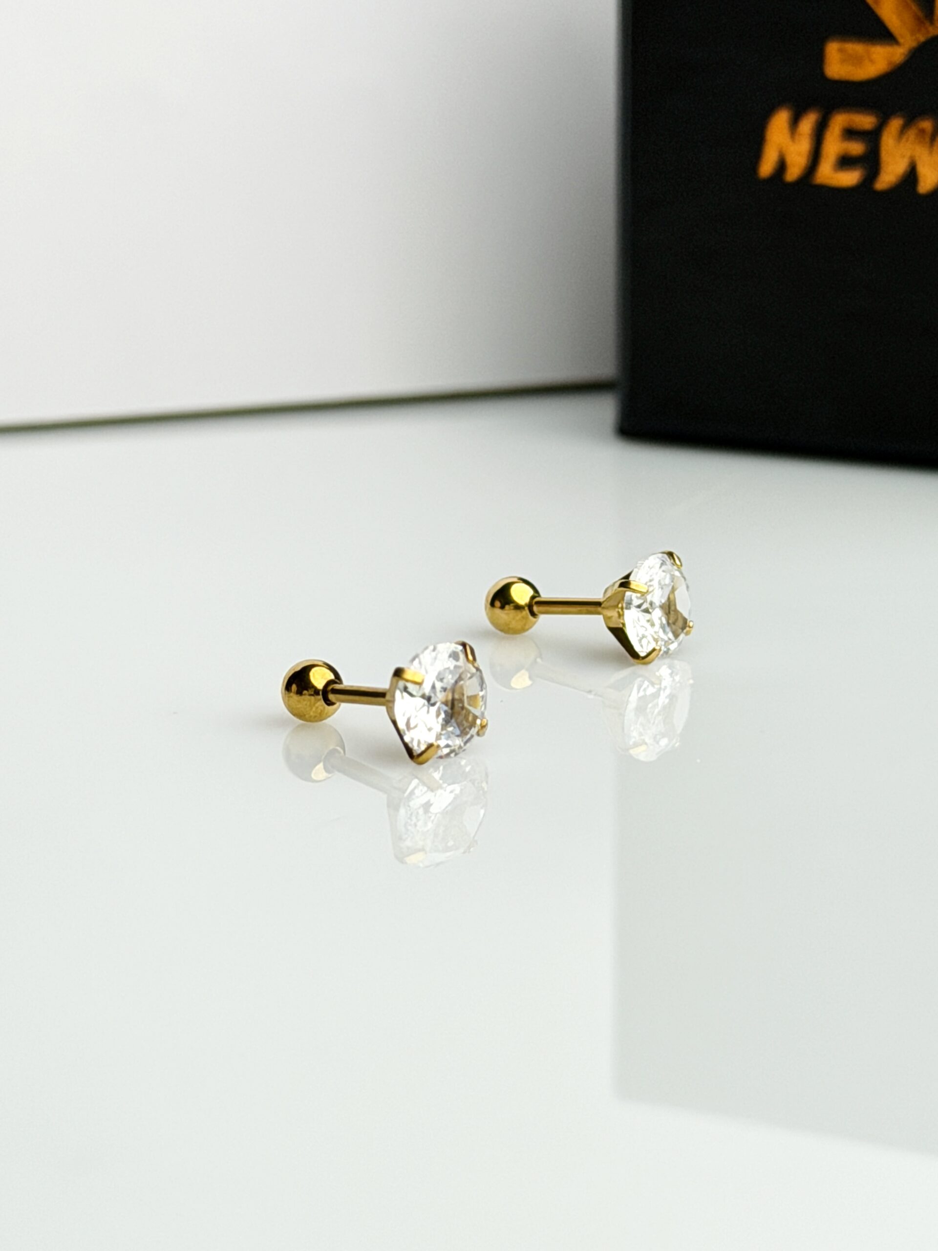IMG_3374 Apex Quartz Studs (1 Pair) - Image 1