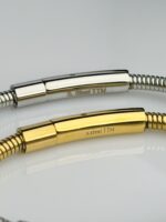 Titanium-Steel Thick Snake Chain Bracelet - Image 10