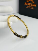 Titanium-Steel Thick Snake Chain Bracelet - Image 6