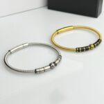 Titanium-Steel Thick Snake Chain Bracelet