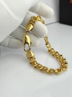 1 NewSun Helios 24K Gold Plated Stainless Steel Men's Bracelet