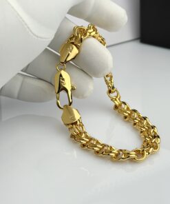 1 NewSun Helios 24K Gold Plated Stainless Steel Men's Bracelet