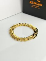 NewSun Royal 24K Gold Plated Lightweight Party Wear Bracelet