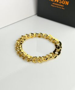 NewSun Royal 24K Gold Plated Lightweight Party Wear Bracelet